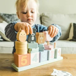 Orange Tree Toys Toys|Toys*Wooden Farmyard Animal Counting Game (25cm)