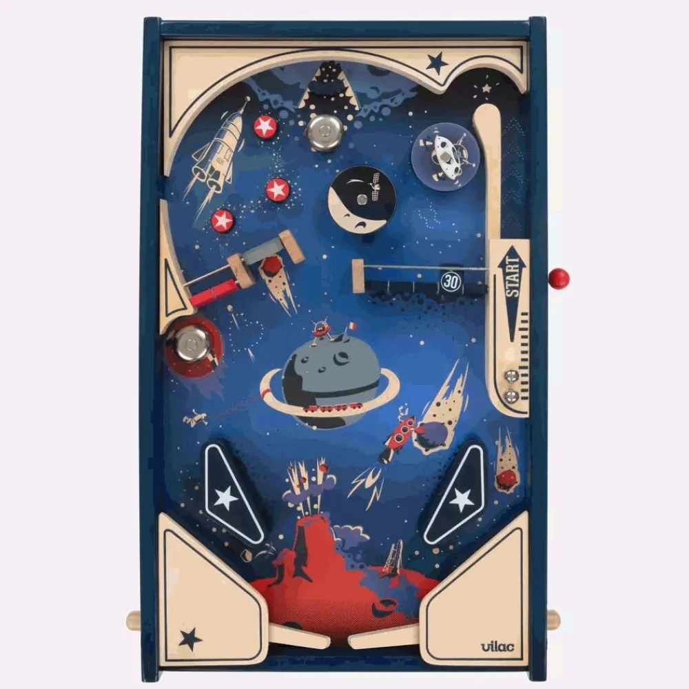 Vilac Toys|Toys*Wooden Space Pinball Toy (60cm)