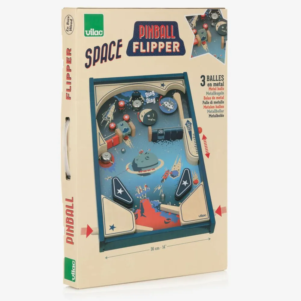 Vilac Toys|Toys*Wooden Space Pinball Toy (60cm)