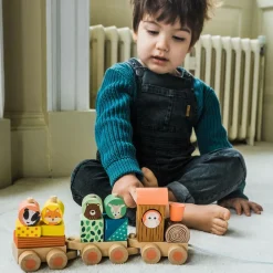 Orange Tree Toys Toys|Toys*Woodland Animal Puzzle Train Toy (26cm)