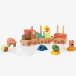 Orange Tree Toys Toys|Toys*Woodland Animal Puzzle Train Toy (26cm)