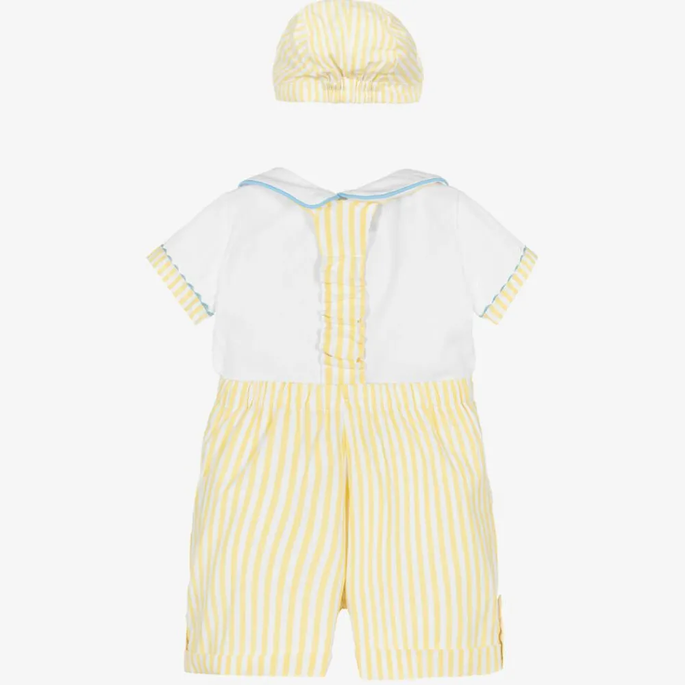 Beau KiD Outfit Sets*Yellow & White Shorts Set