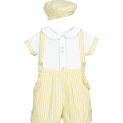 Beau KiD Outfit Sets*Yellow & White Shorts Set