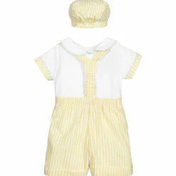 Beau KiD Outfit Sets*Yellow & White Shorts Set