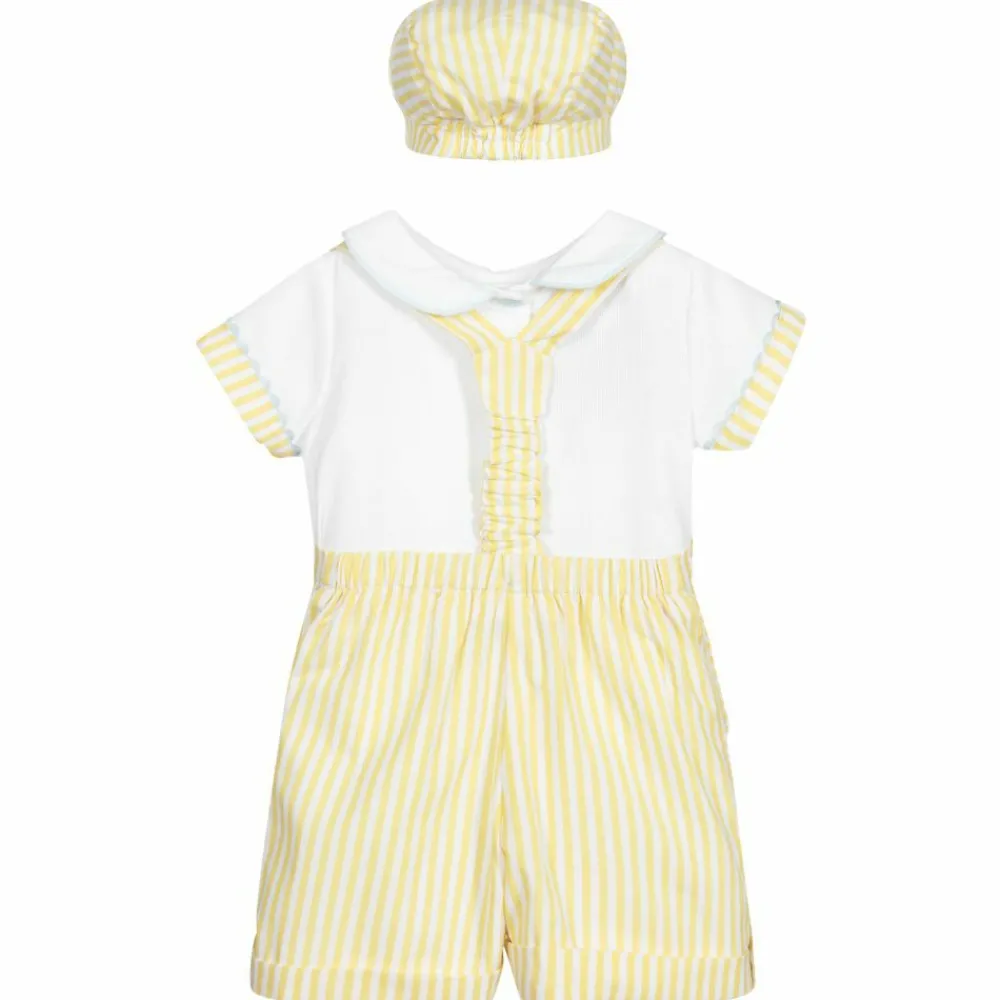 Beau KiD Outfit Sets*Yellow & White Shorts Set