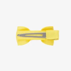 Peach Ribbons Hair Accessories*Yellow Bow Hair Clip (5cm)