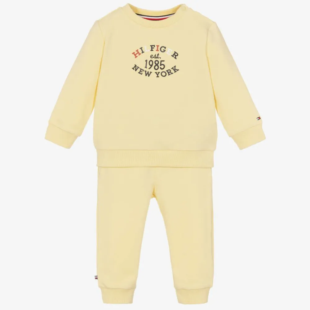 Tommy Hilfiger Tracksuits*Yellow Cotton Baby Tracksuit