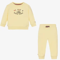 Tommy Hilfiger Tracksuits*Yellow Cotton Baby Tracksuit