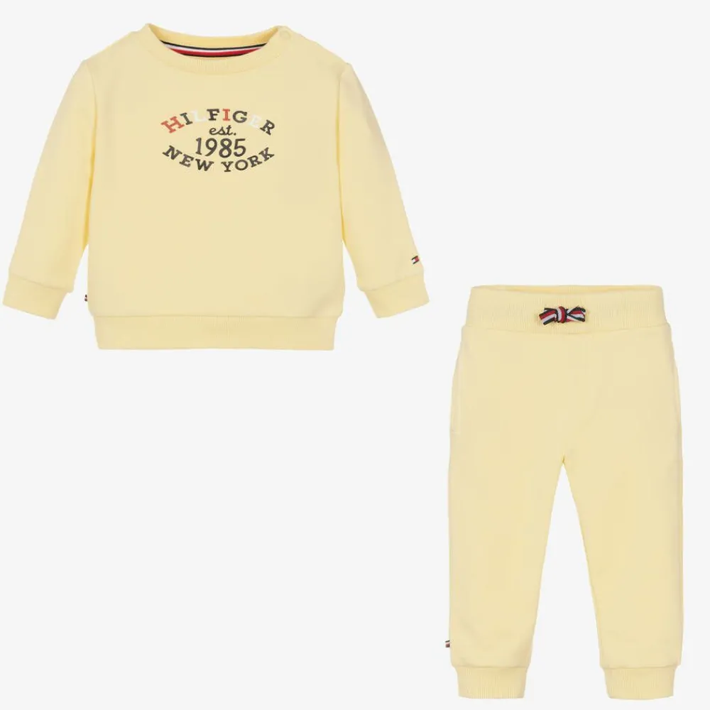 Tommy Hilfiger Tracksuits*Yellow Cotton Baby Tracksuit