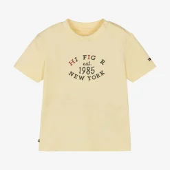 Tommy Hilfiger Tops|Tops*Yellow Cotton Jersey Baby T-Shirt