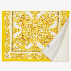 Dolce amp; Gabbana Towels & Robes|Towels & Robes*Yellow Cotton Majolica Print Towel (130cm)