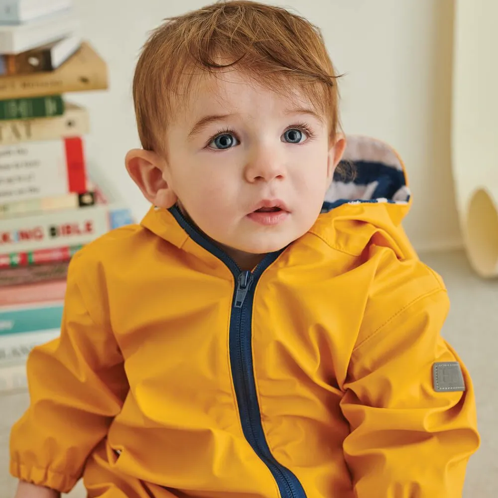 Hatley Coats & Jackets|Coats & Jackets*Yellow Hooded Baby Rainsuit
