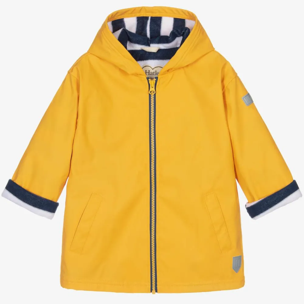 Hatley Coats & Jackets|Coats & Jackets*Yellow Hooded Raincoat