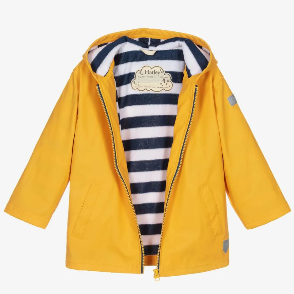 Hatley Coats & Jackets|Coats & Jackets*Yellow Hooded Raincoat