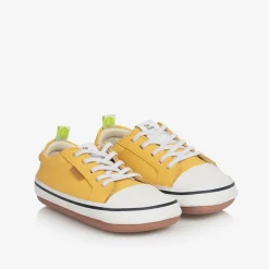 Tip Toey Joey First Walkers|First Walkers*Yellow Leather First Walker Trainers