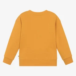 Frugi Tops|Tops*Yellow Organic Cotton Tiger Sweatshirt