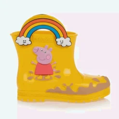 Mini Melissa Rain Boots|Rain Boots*Yellow Peppa Pig Rain Boots
